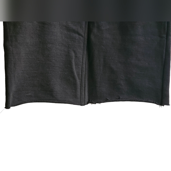 DL1961 Alma Skirt Midi Black Terry Size 25 Sample - Picture 3 of 13